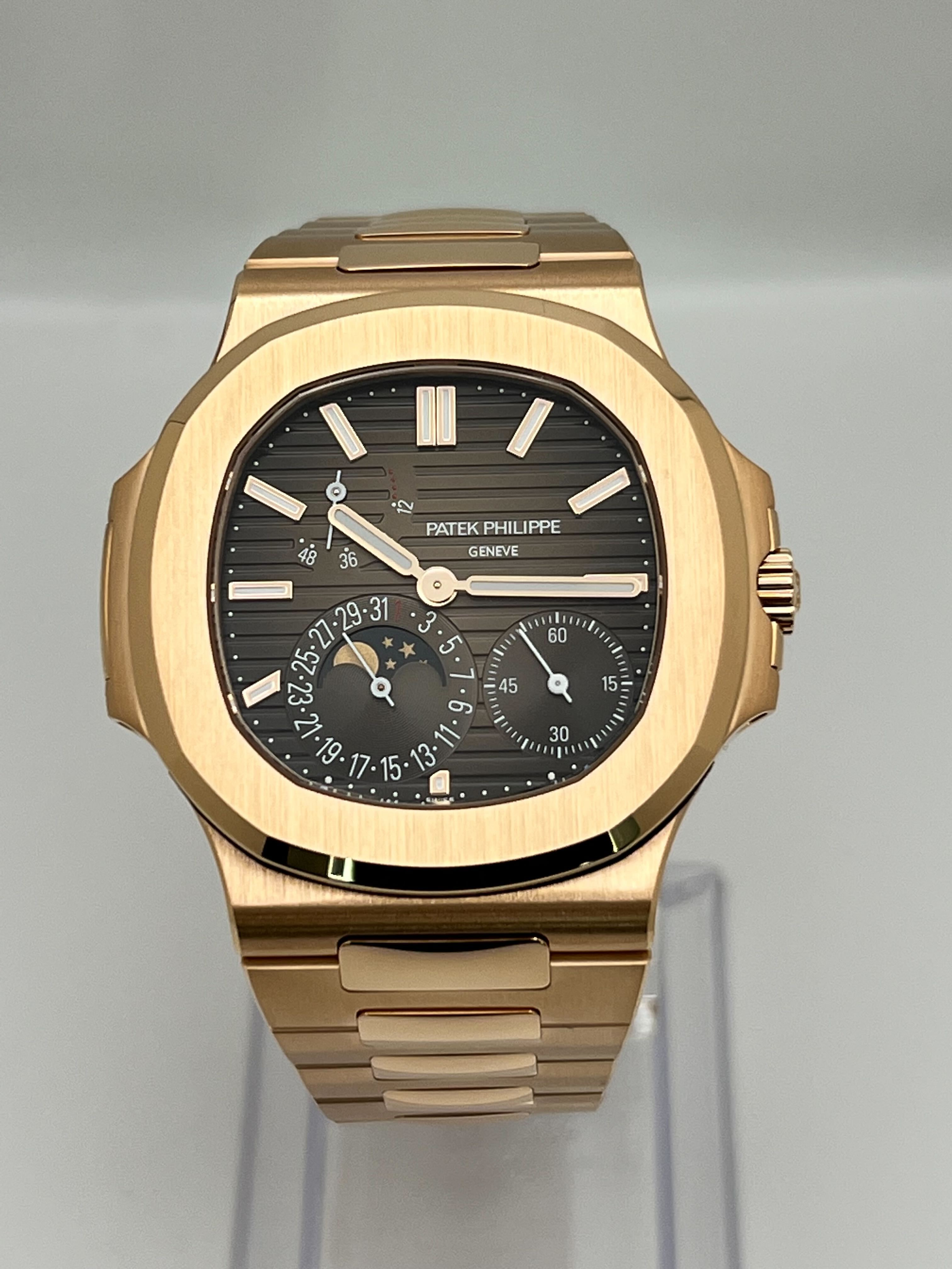 Patek Philippe Nautilus Moon Phases Rose Gold 5712/1R-001