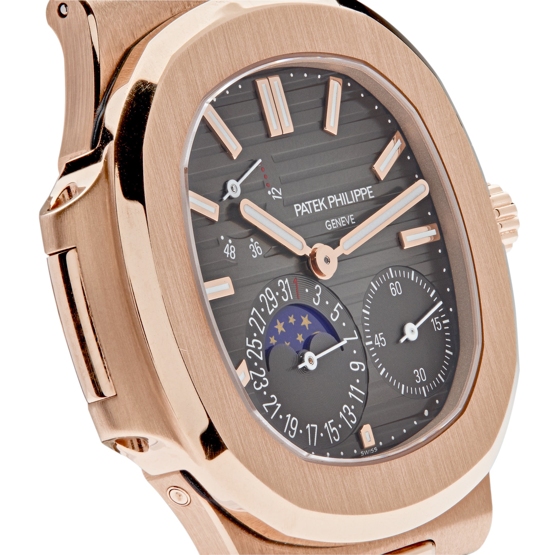 Patek Philippe Nautilus Moon Phase Rose Gold 5712R-001