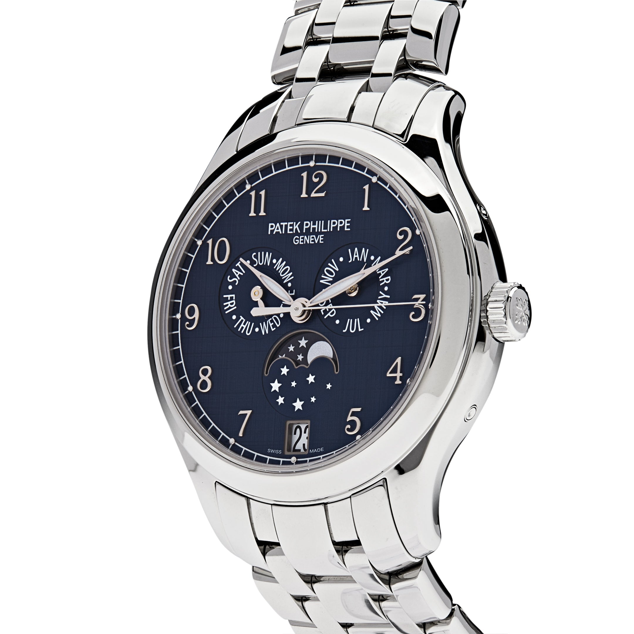 Patek Philippe Complications Annual Calendar Moon Phases 4947/1A-001