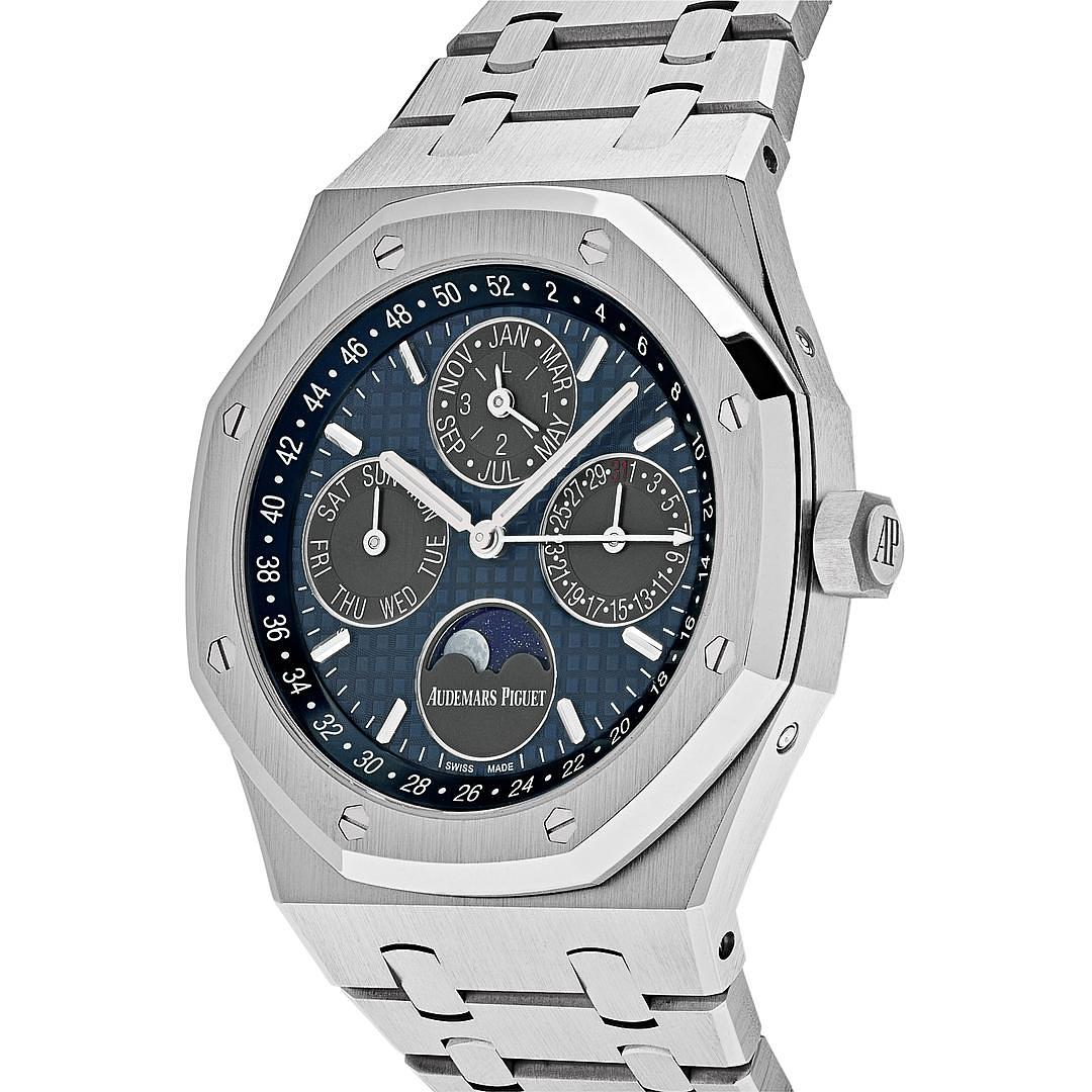 Audemars Piguet Royal Oak Perpetual Calendar 41mm Titanium Blue Dial 26574TI.OO.1220TI.01