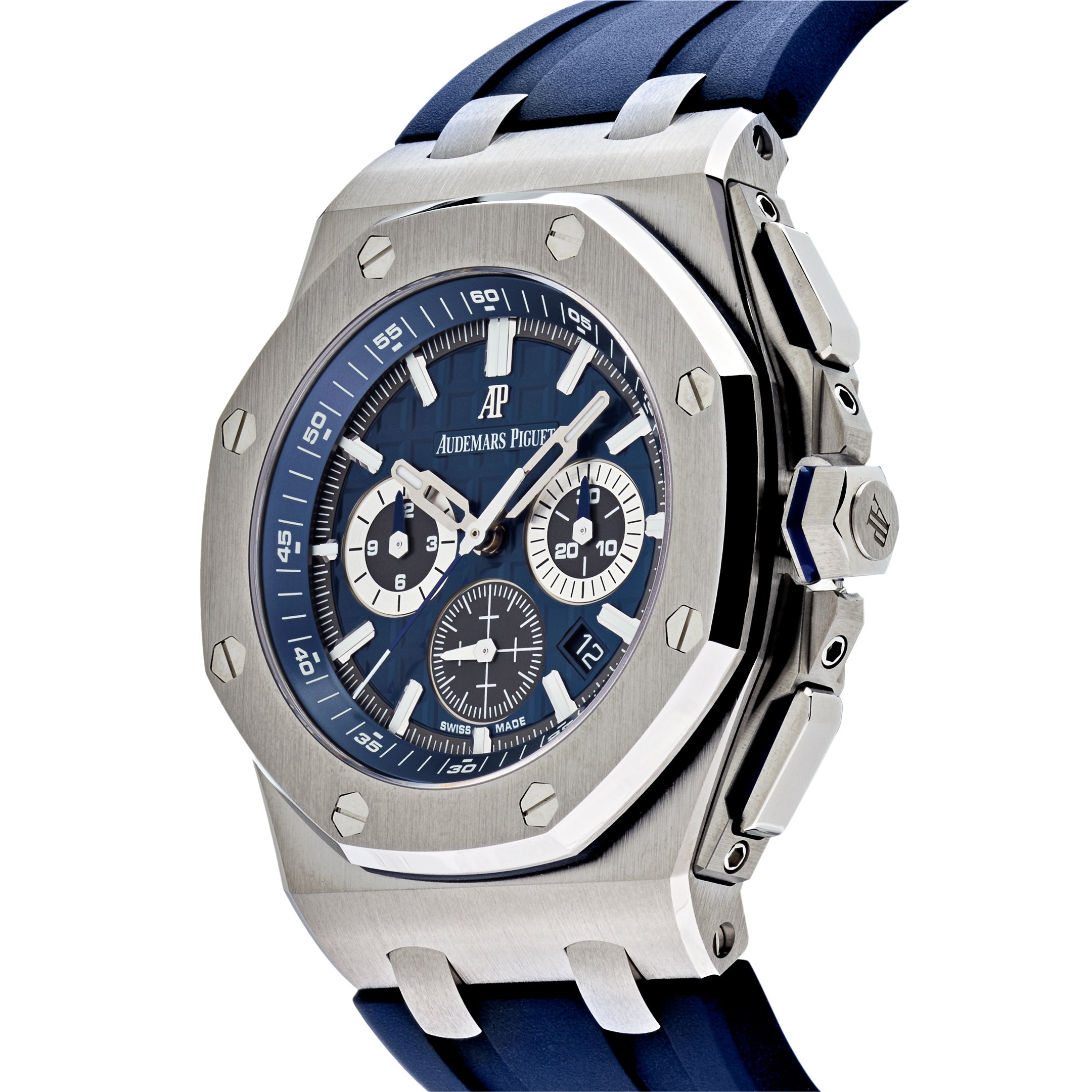 Audemars Piguet Royal Oak Offshore Chronograph 42mm Titanium Blue Dial 26480TI.OO.A027CA.01