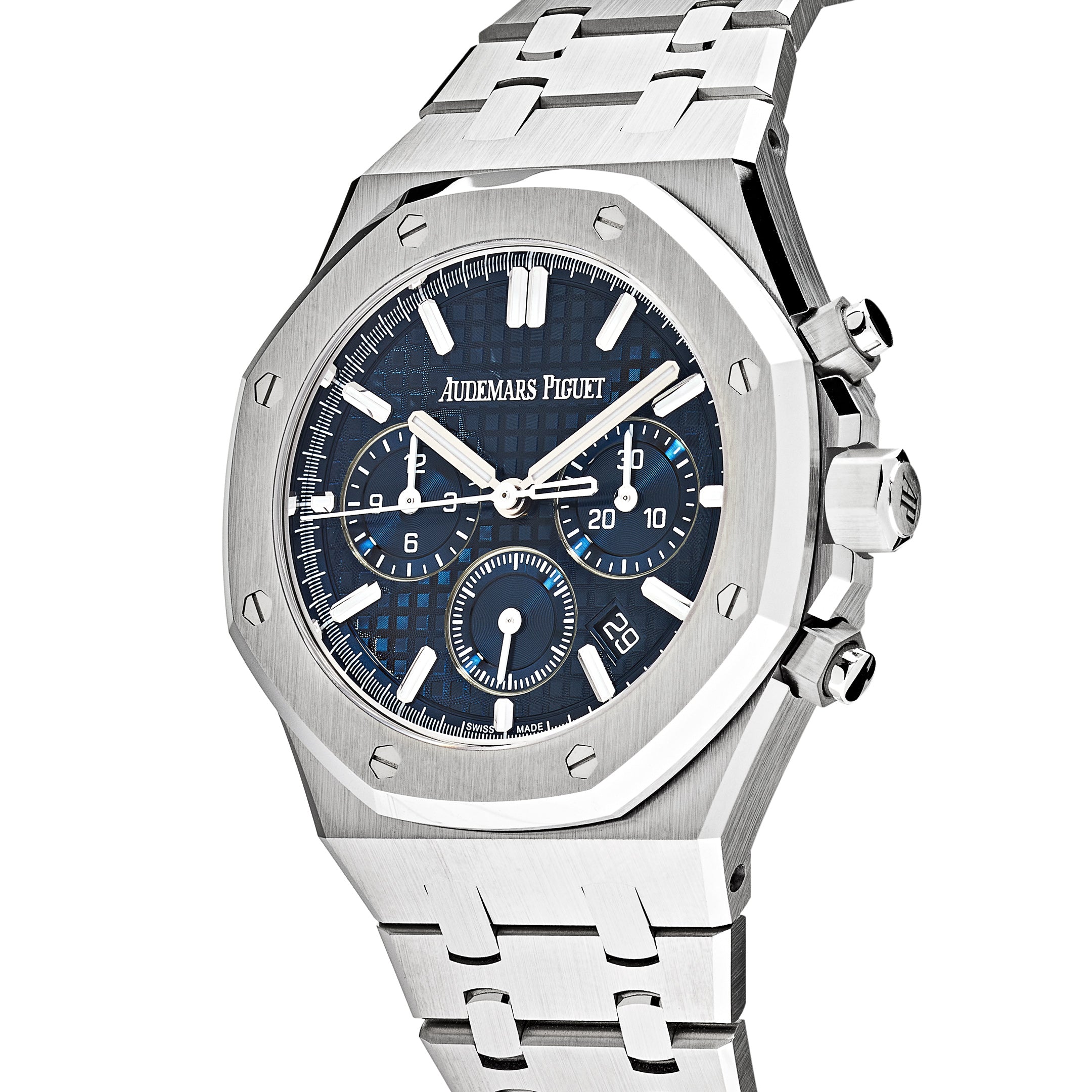 Audemars Piguet Royal Oak Selfwinding Chronograph Stainless Steel Blue Dial 26715ST.OO.1356ST.01