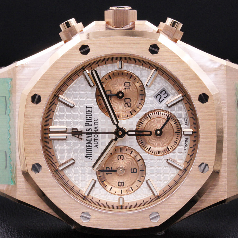 Audemars Piguet Royal Oak Chronograph 38mm 26315OR White Dial