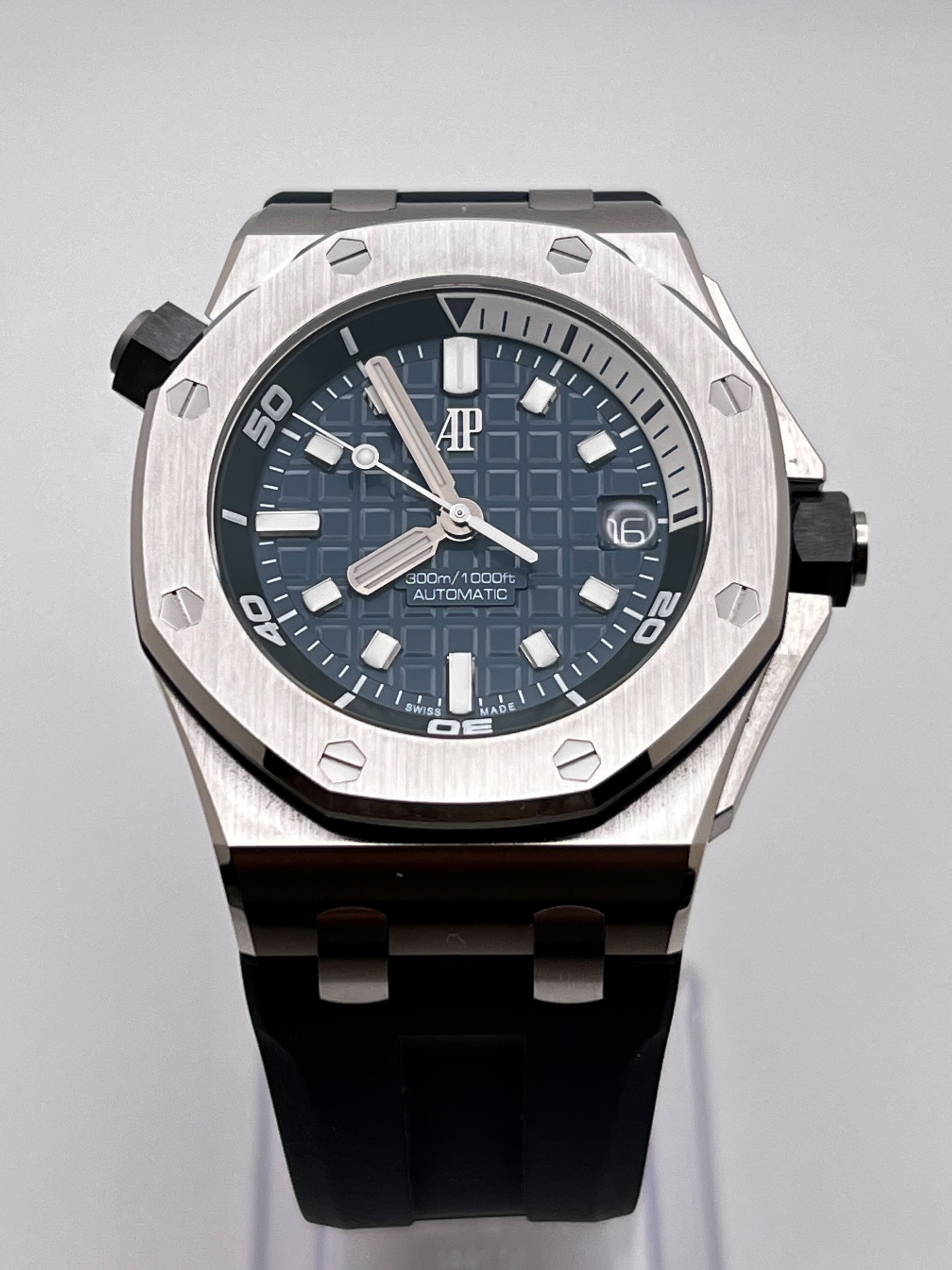 Audemars Piguet Royal Oak Offshore Diver Stainless Steel Blue Dial 15720ST.OO.A027CA.01