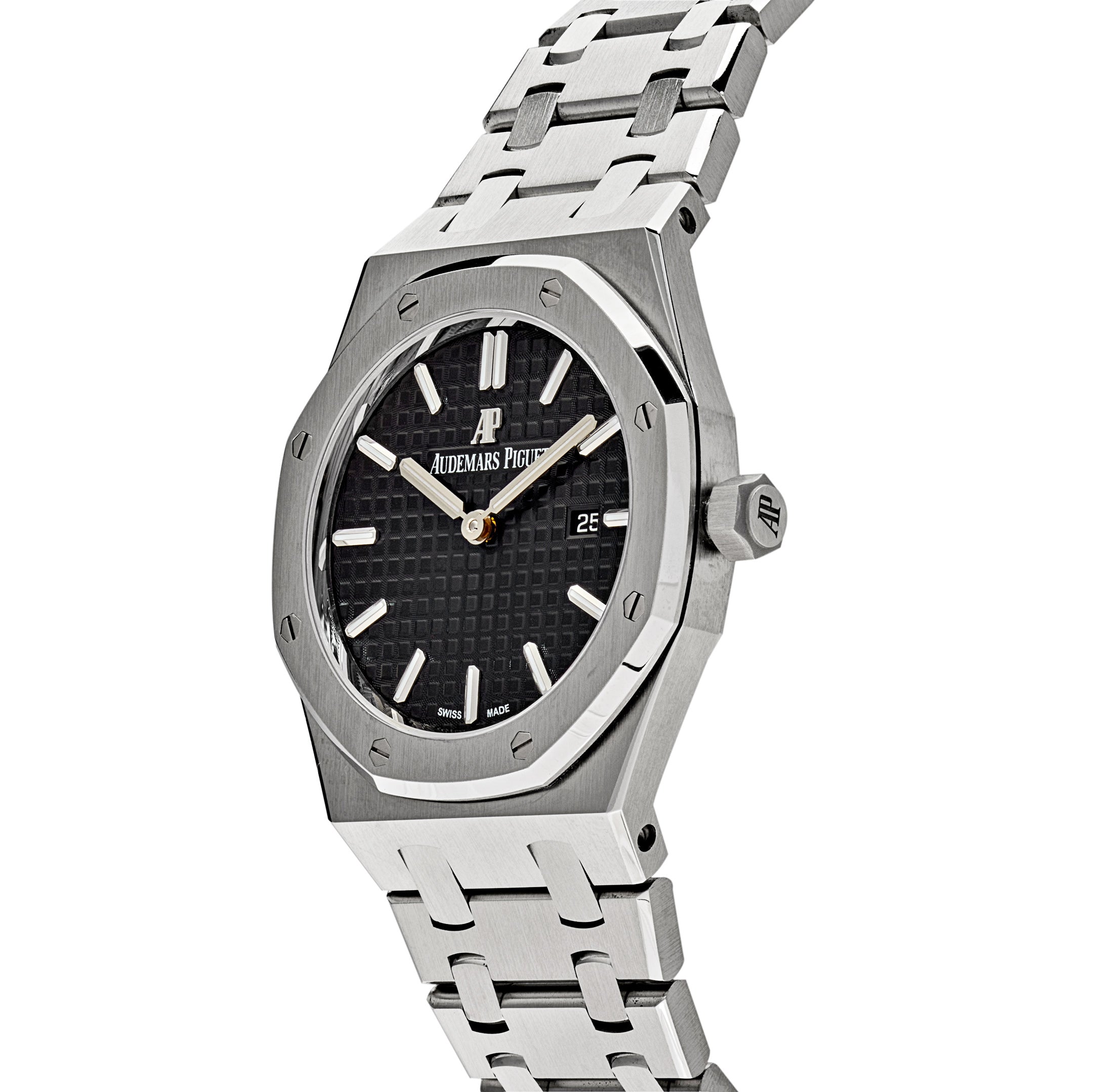 Audemars Piguet Royal Oak Lady Quartz Steel 33mm Black Dial 67650ST.OO.1261ST.01