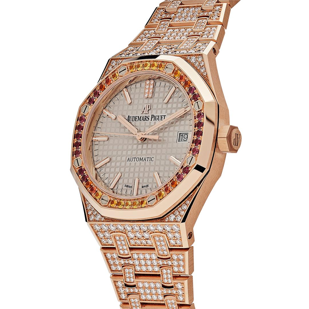 Audemars Piguet Royal Oak Selfwinding Rose Gold and Diamonds 15452OR.ZY.D038VE.01