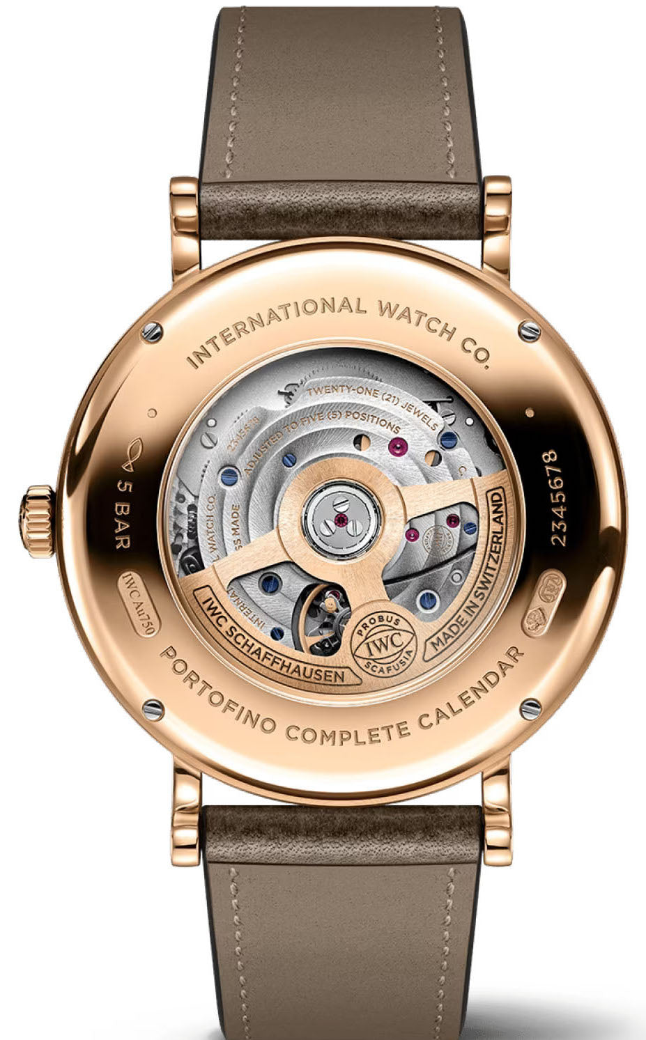 IWC Watch Portofino Complete Calendar