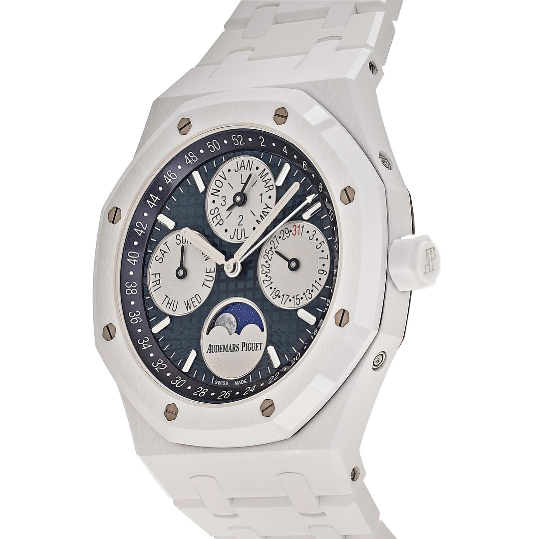 Audemars Piguet Royal Oak Perpetual Calendar White Ceramic 26579CB.OO.1225CB.01