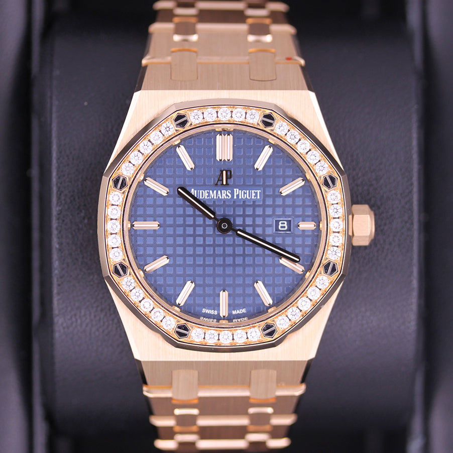 Audemars Piguet Royal Oak Quartz 33mm 67651OR Blue Dial