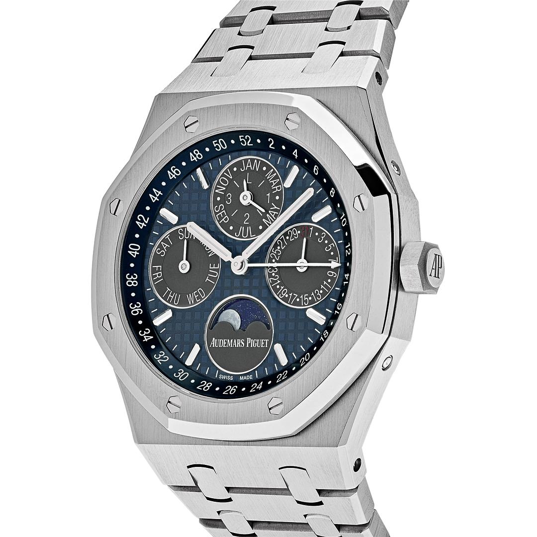 Audemars Piguet Royal Oak Perpetual Calendar 41mm Titanium Blue Dial 26574TI.OO.1220TI.01