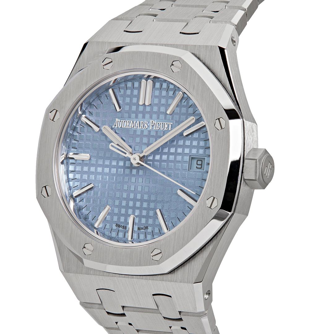 Audemars Piguet Royal Oak Selfwinding 50th Anniversary Steel Ice Blue Dial 15550ST.OO.1356ST.04