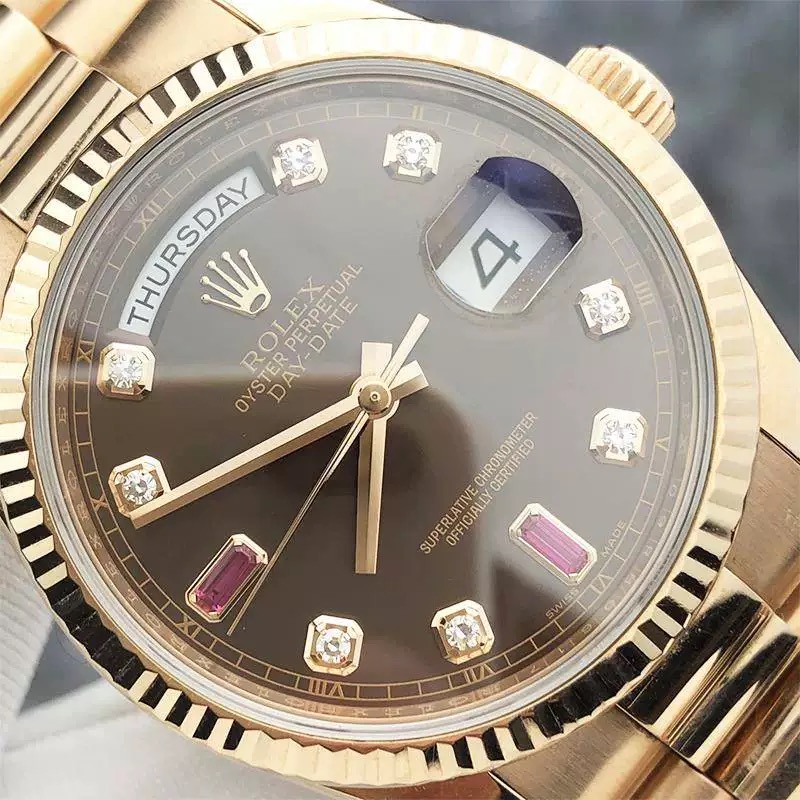 Rolex Day-Date 36 Rose Gold Luxury Watch 118235-0093
