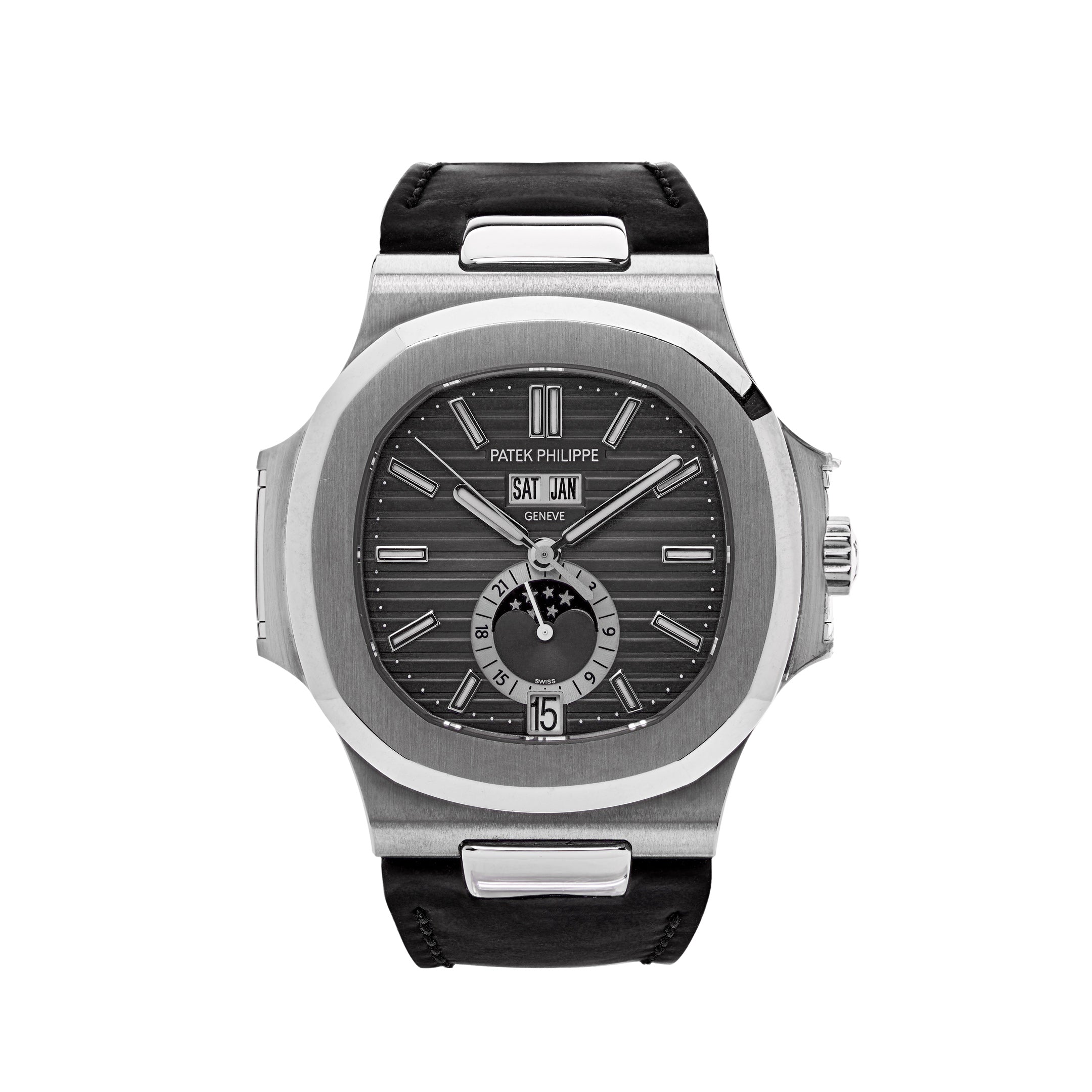Patek Philippe Nautilus Annual Calendar Moon Phases 5726A-001