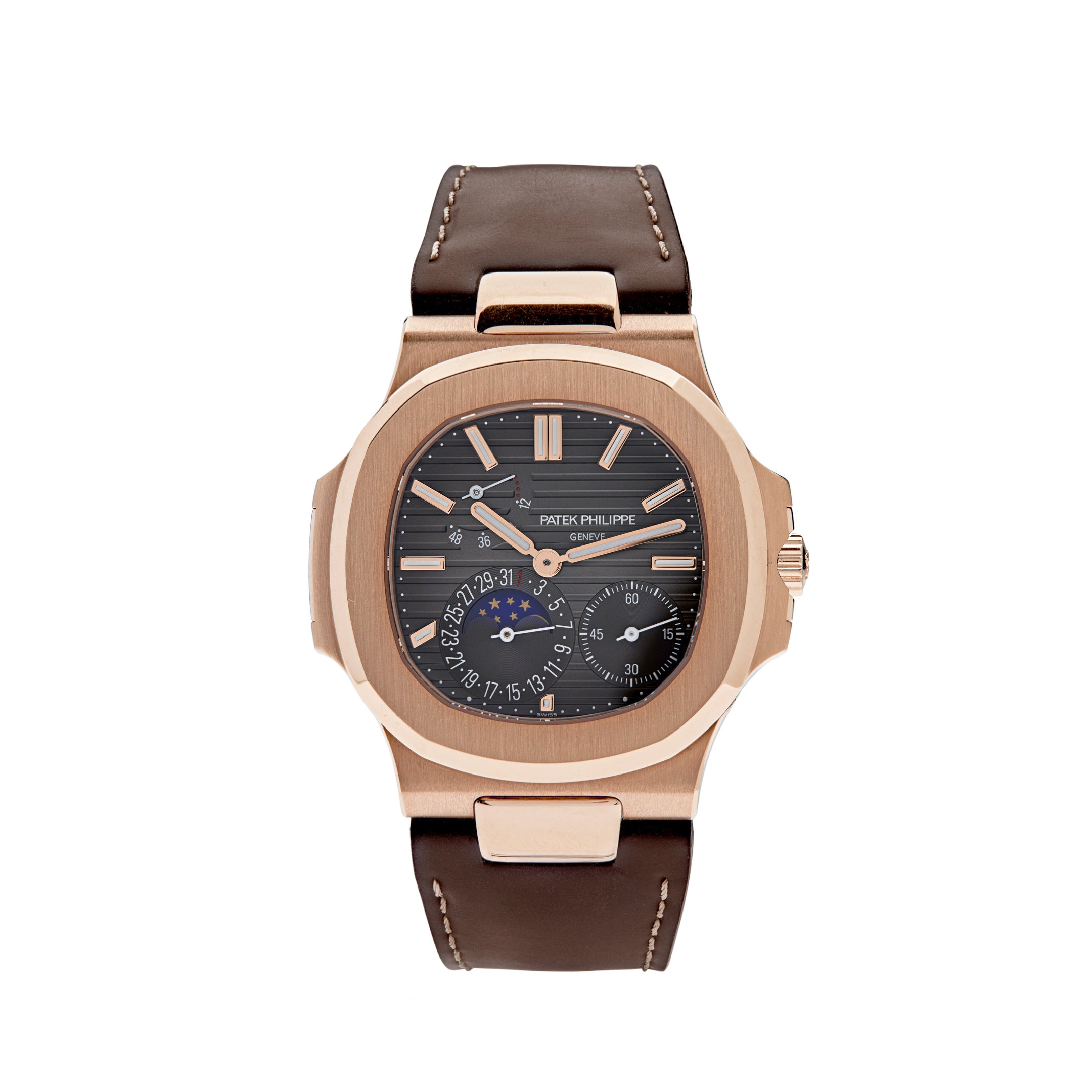 Patek Philippe Nautilus Moon Phase Rose Gold 5712R-001