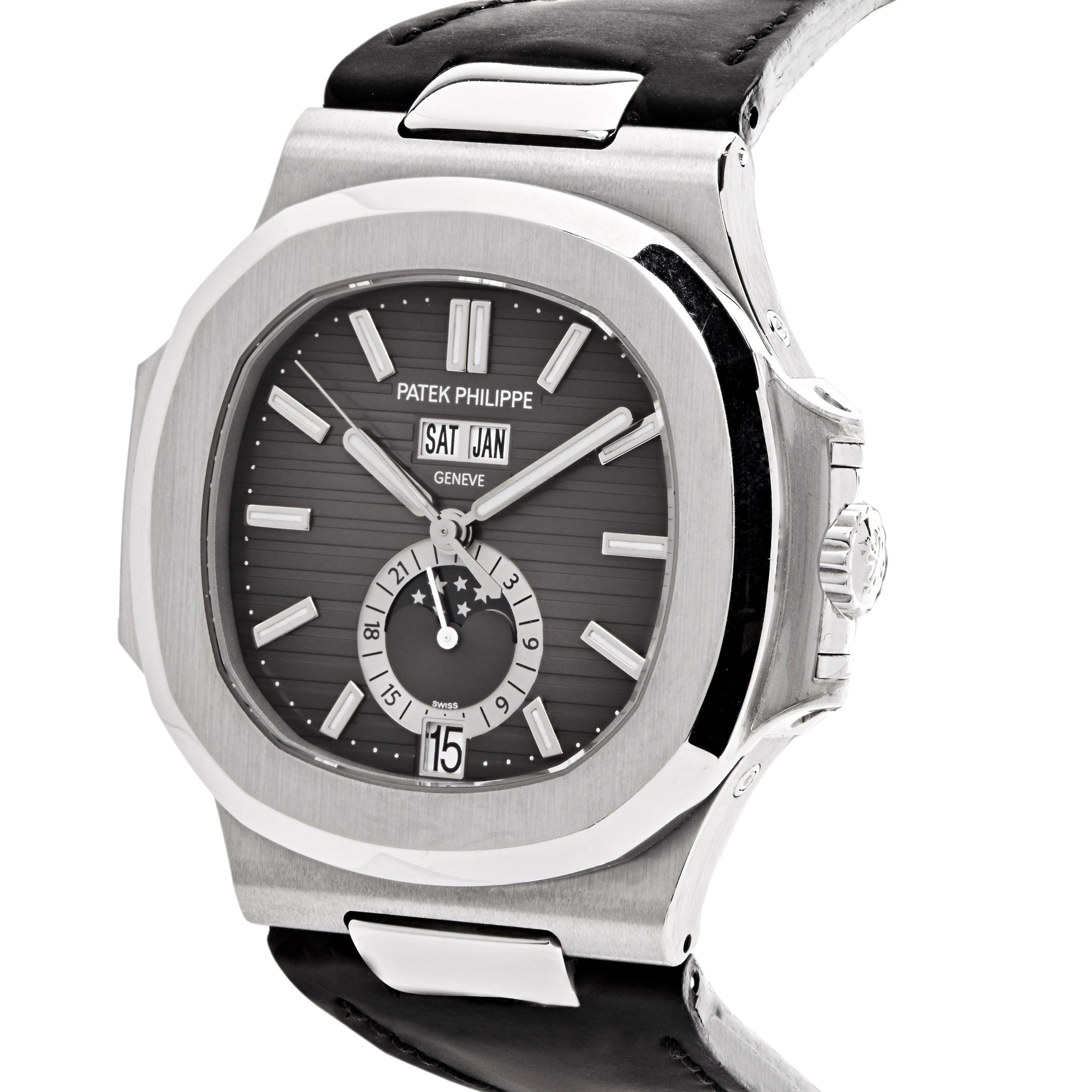 Patek Philippe Nautilus Annual Calendar Moon Phases 5726A-001