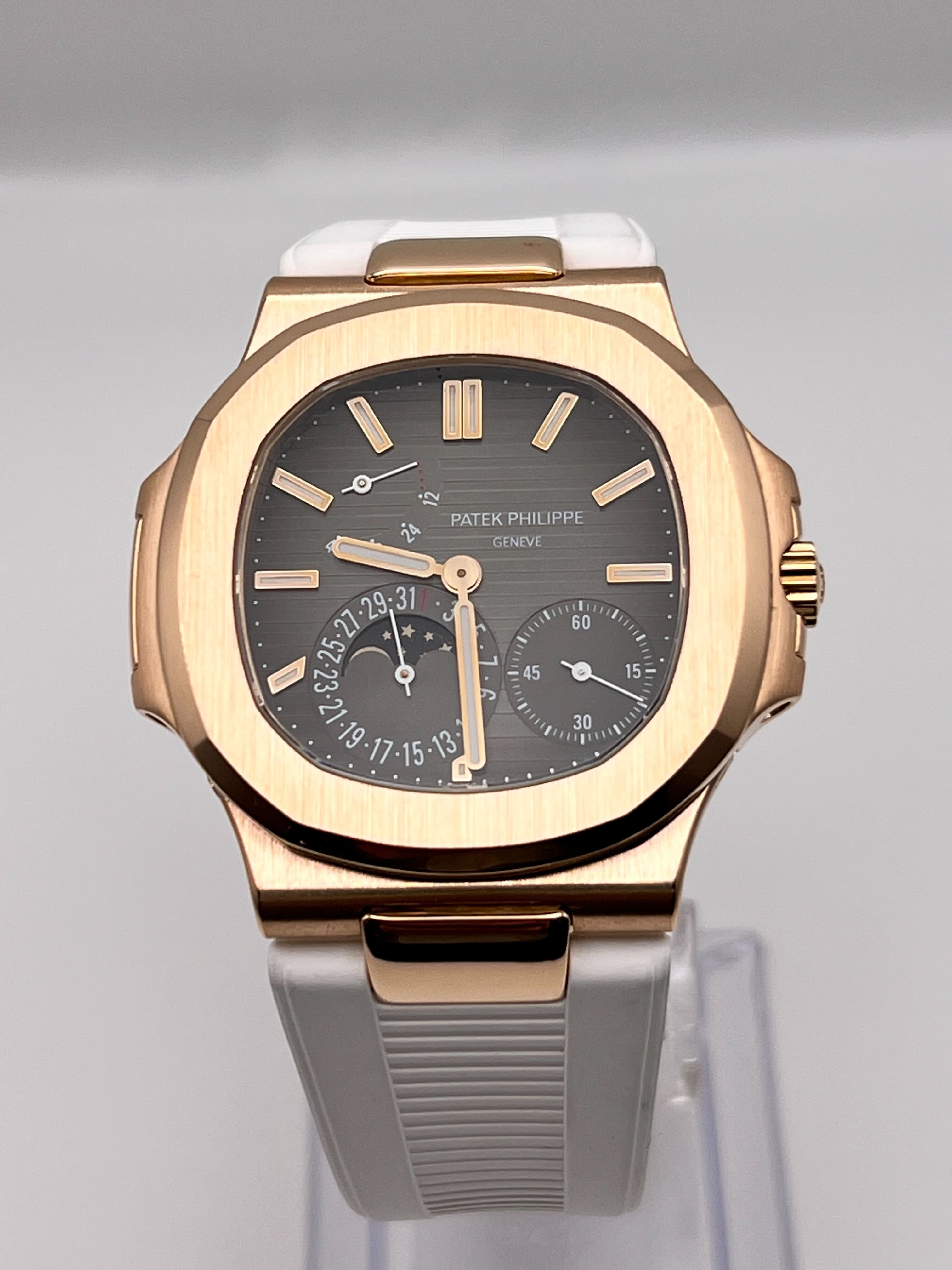 Patek Philippe Nautilus Moon Phase Rose Gold 5712R-001