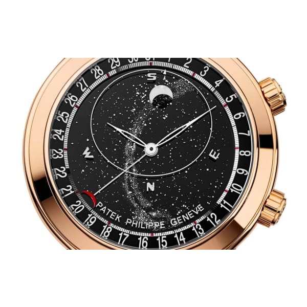 Patek Philippe Grand Complications Rose Gold 6102R-001 with Black Sapphire-Crystal Disks for Sky