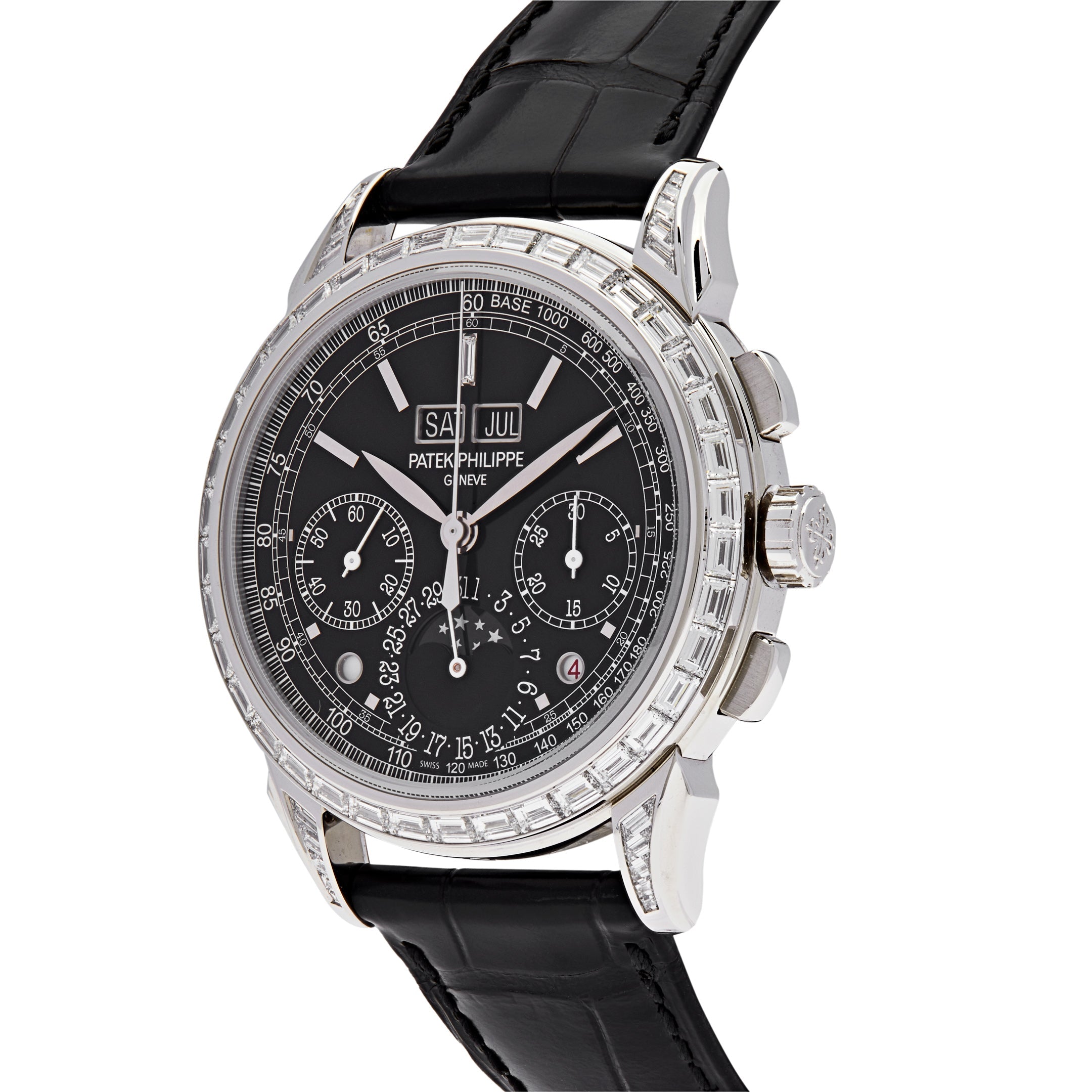 Patek Philippe Perpetual Calendar Grand Complications Platinum Black Dial 5271P-001