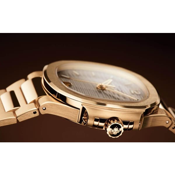 Patek Philippe Nautilus Rose Gold 7118-1R-001 with Silvery Opaline dial