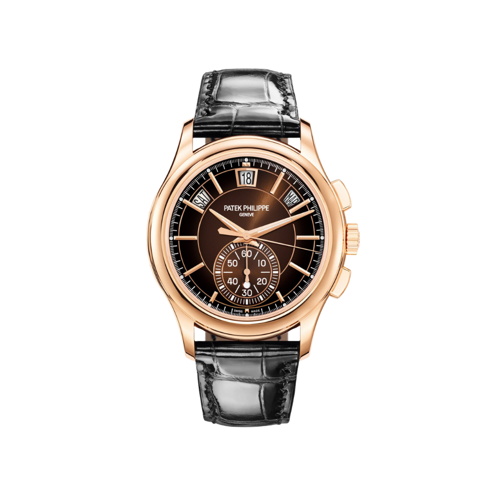 Patek Philippe Flyback Chronograph Annual Calendar Rose Gold Brown 5905R-001