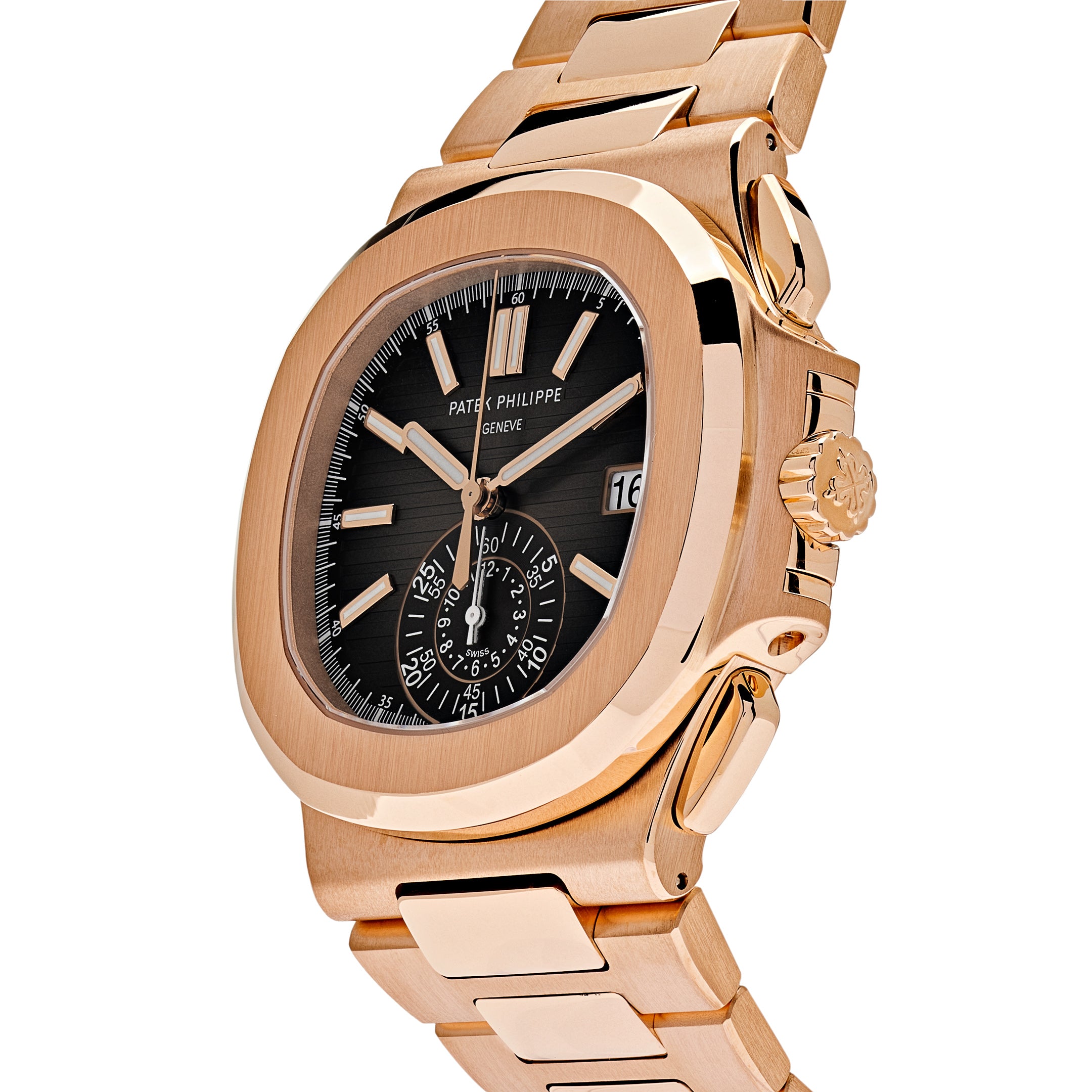 Patek Philippe Nautilus Chronograph Date Rose Gold 5980/1R