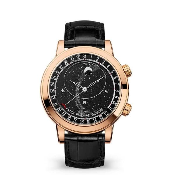 Patek Philippe Grand Complications Rose Gold 6102R-001 with Black Sapphire-Crystal Disks for Sky