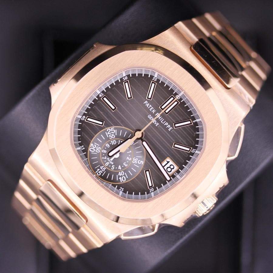 Patek Philippe Nautilus Chronograph 40mm 5980/1R Black Dial