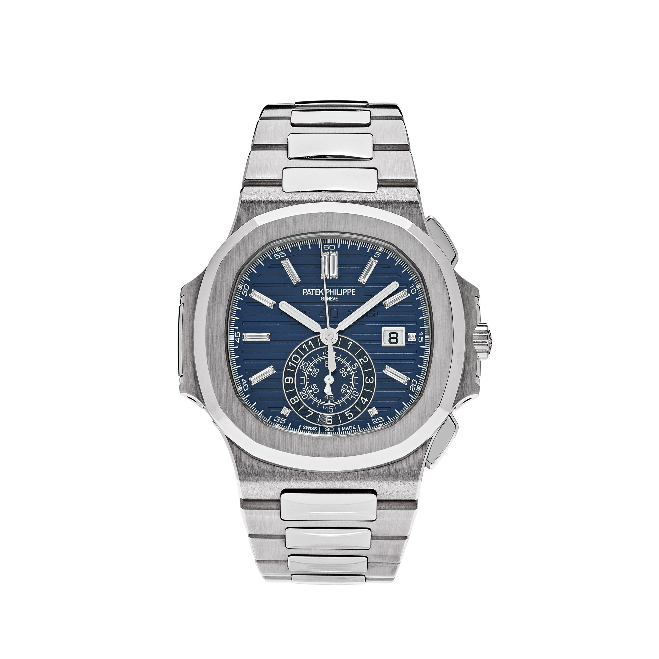 Patek Philippe Nautilus 40th Anniversary White Gold Blue Dial 5976/1G-001