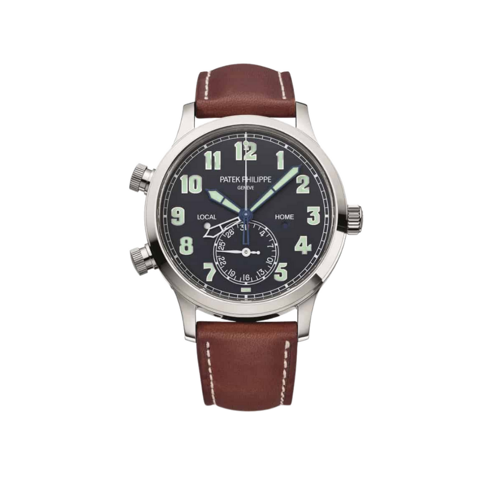 Patek Philippe Calatrava Pilot Travel Time White Gold 5524G-001