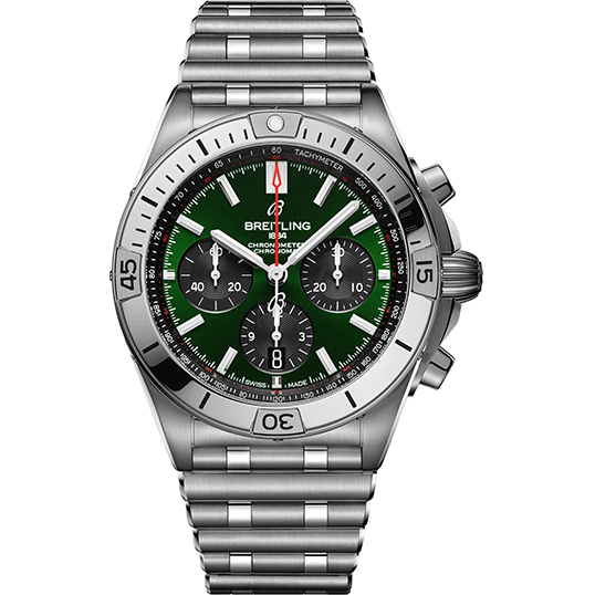 Breitling Watch Chronomat B01 42 Bentley Green Bracelet