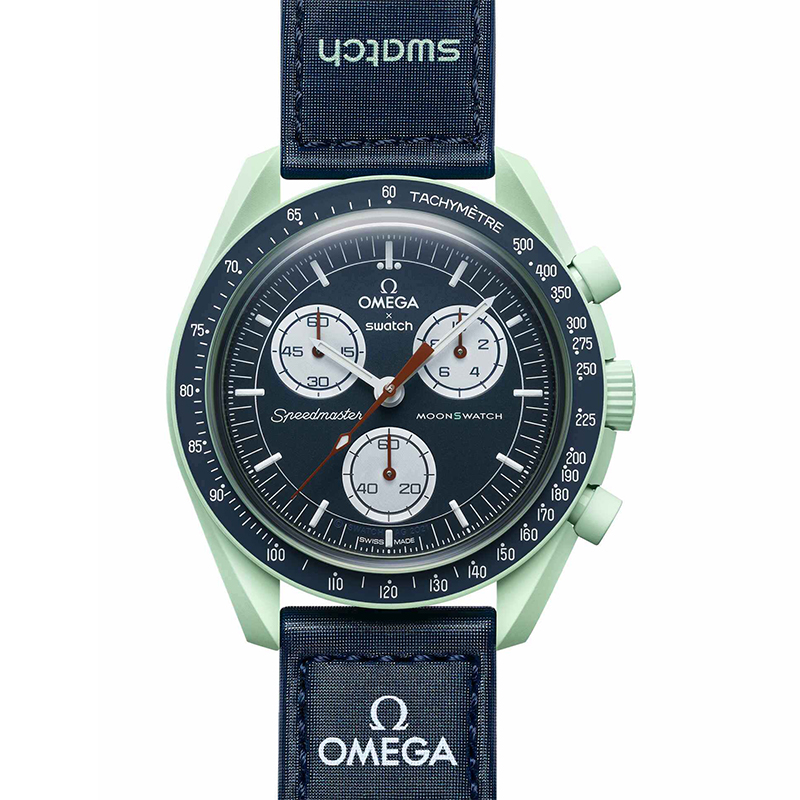 Swatch X Omega Bioceramic Moonswatch Mission To Earth SO33G100