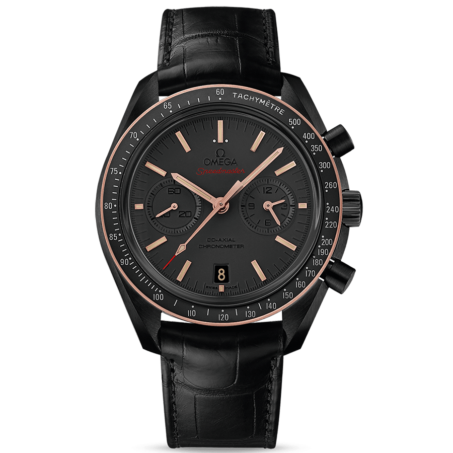 Omega Speedmaster Dark Side Of The Moon Co-Axial Chronometer Chronograph 44.25mm Sedna Black