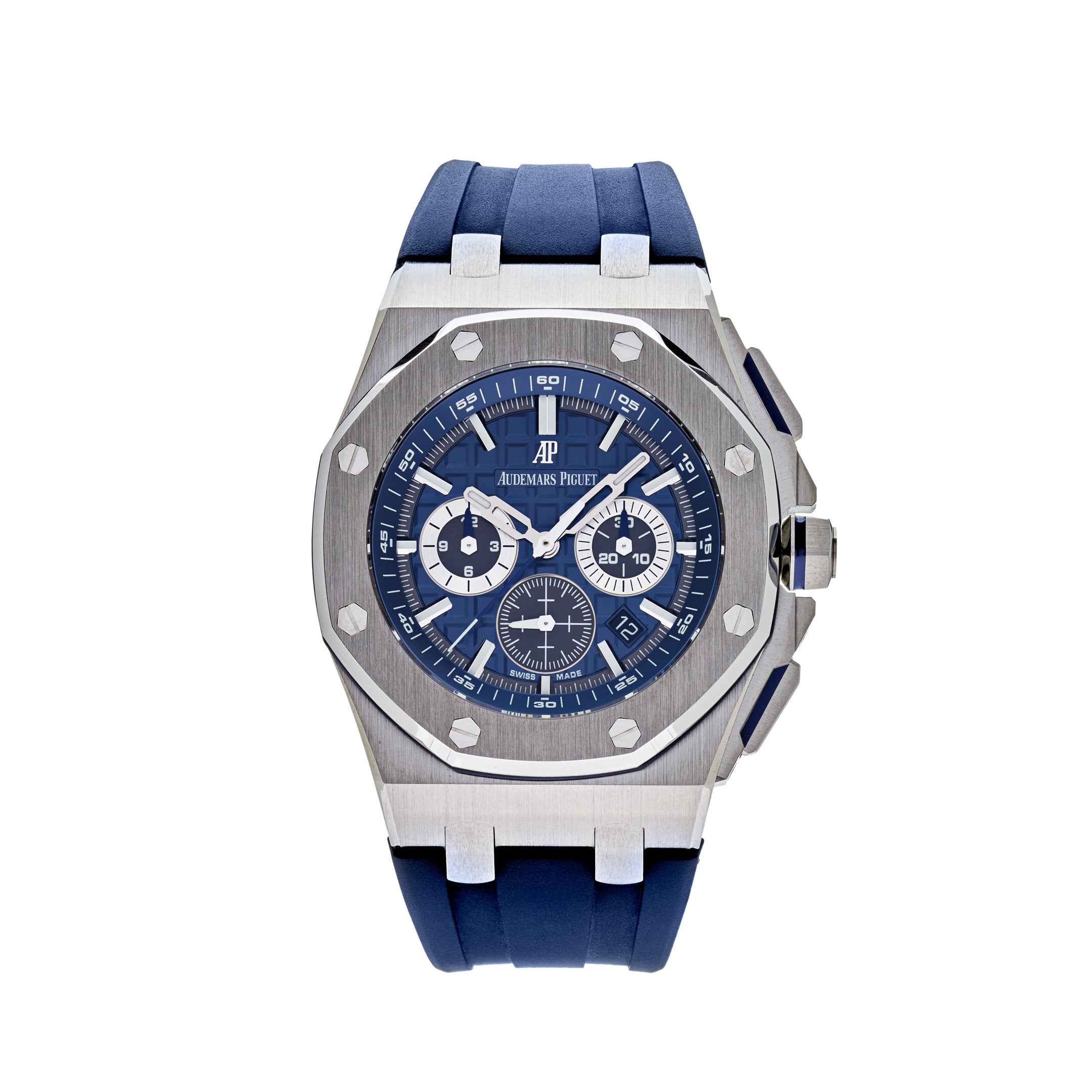Audemars Piguet Royal Oak Offshore Chronograph 42mm Titanium Blue Dial 26480TI.OO.A027CA.01