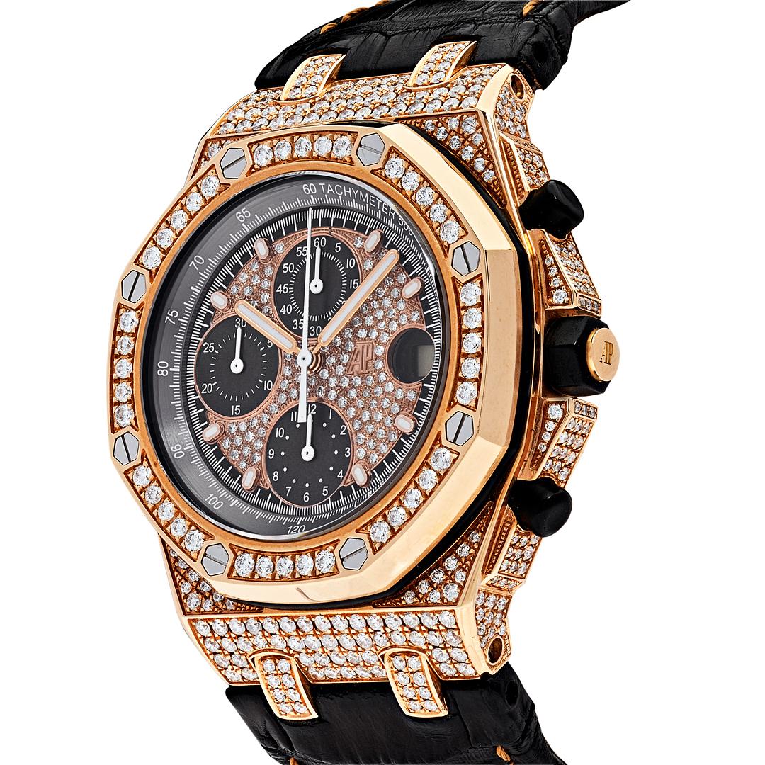 Audemars Piguet Royal Oak Offshore Selfwinding Chronograph Rose Gold Diamond 26470OR.OO.A125CR.01
