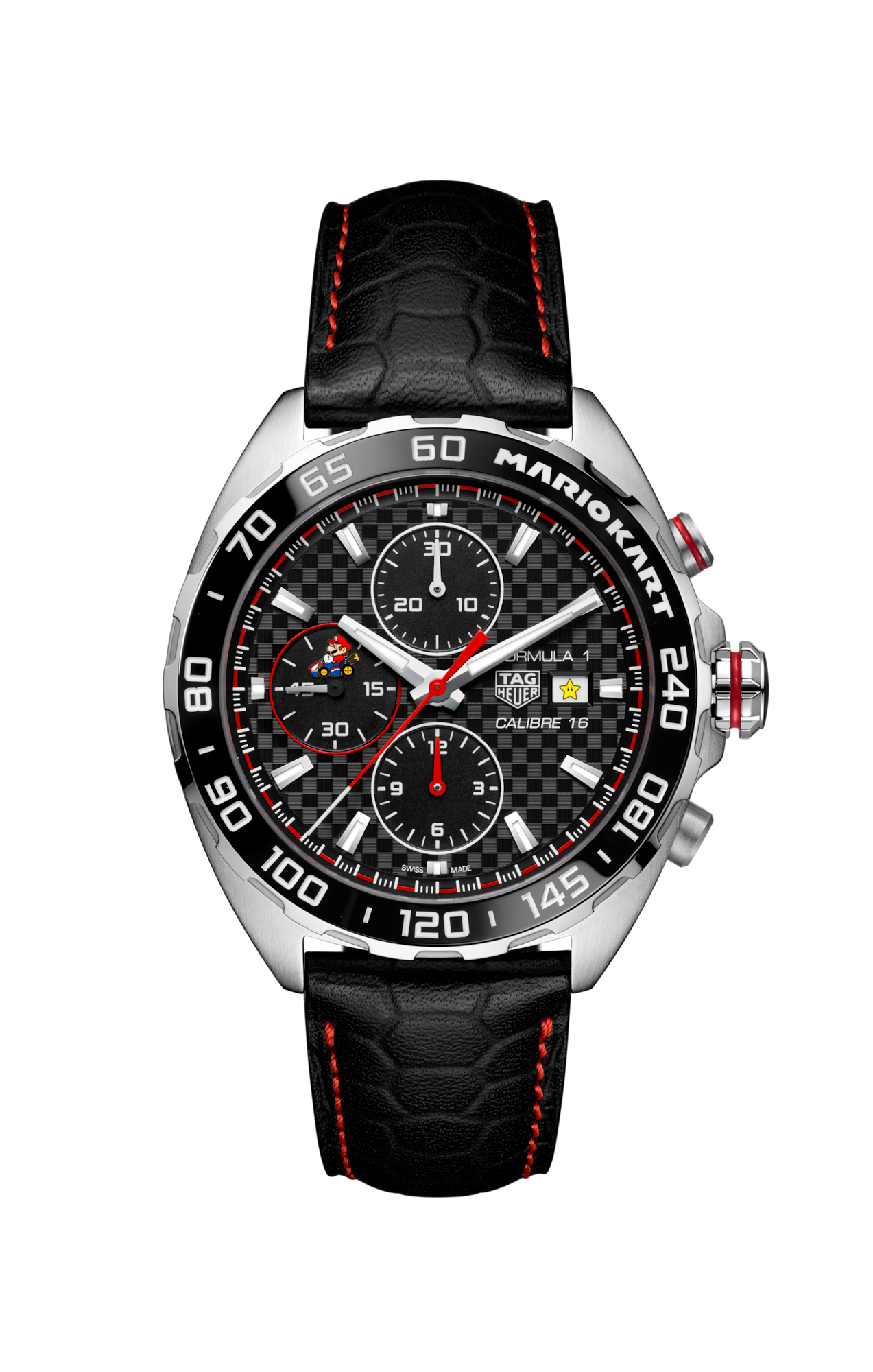 TAG HEUER FORMULA 1 MARIO KART  Automatic Chronograph, 44 mm, Steel & Ceramic CAZ201E.FC6517