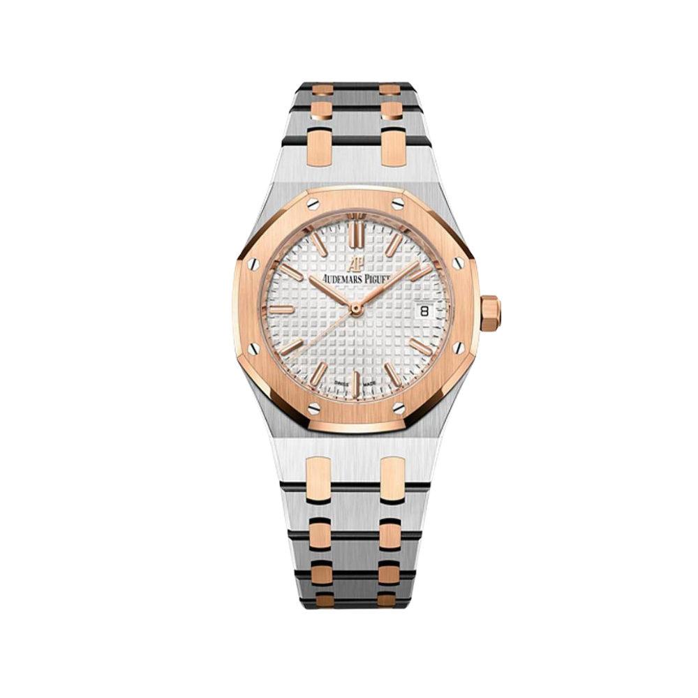 Audemars Piguet Royal Oak Selfwinding 37mm Two-Tone Silver Dial 15450SR.OO.1256SR.01