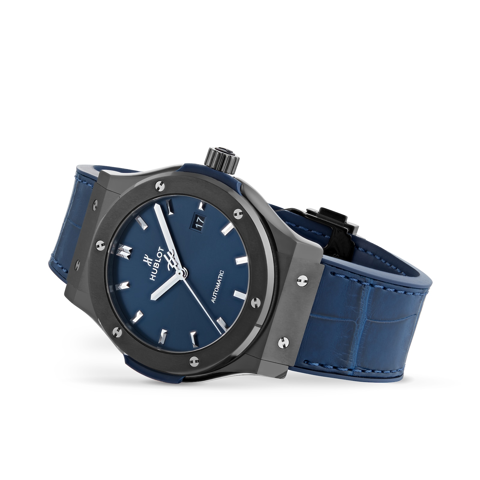 HUBLOT Classic Fusion Ceramic Blue Chronograph 42mm 542.CM.7170.LR
