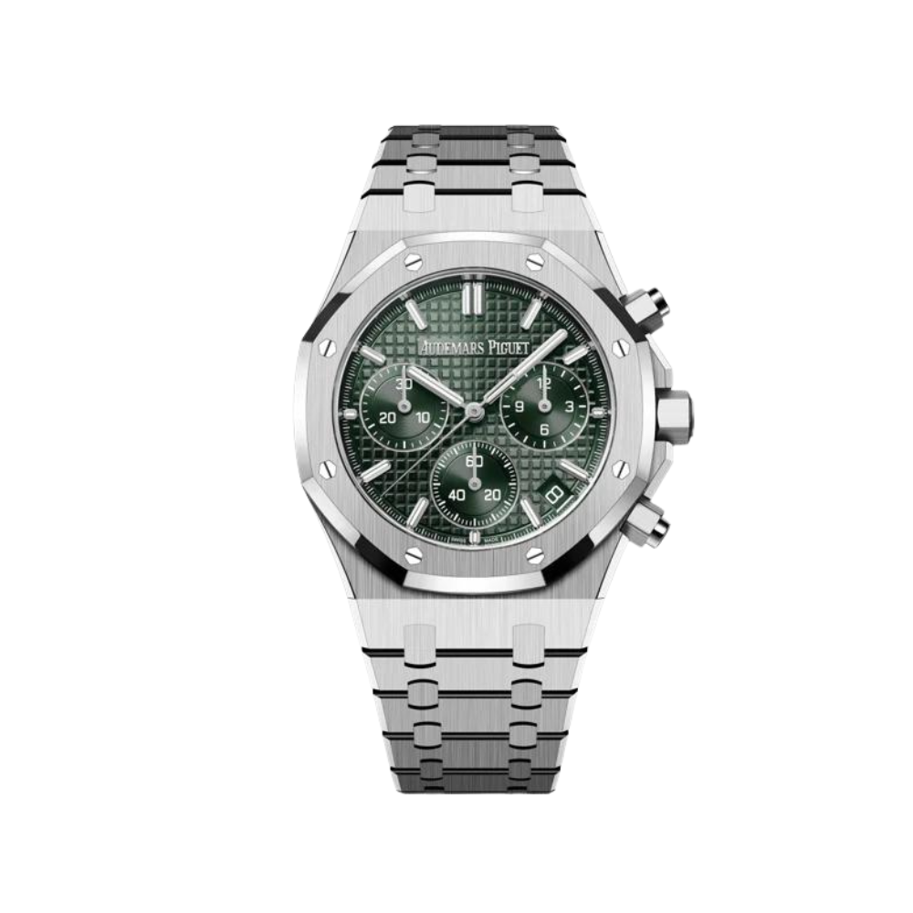 Audemars Piguet Royal Oak Chronograph 50th Anniversary Green Dial 41mm 26240ST.OO.1320ST.04