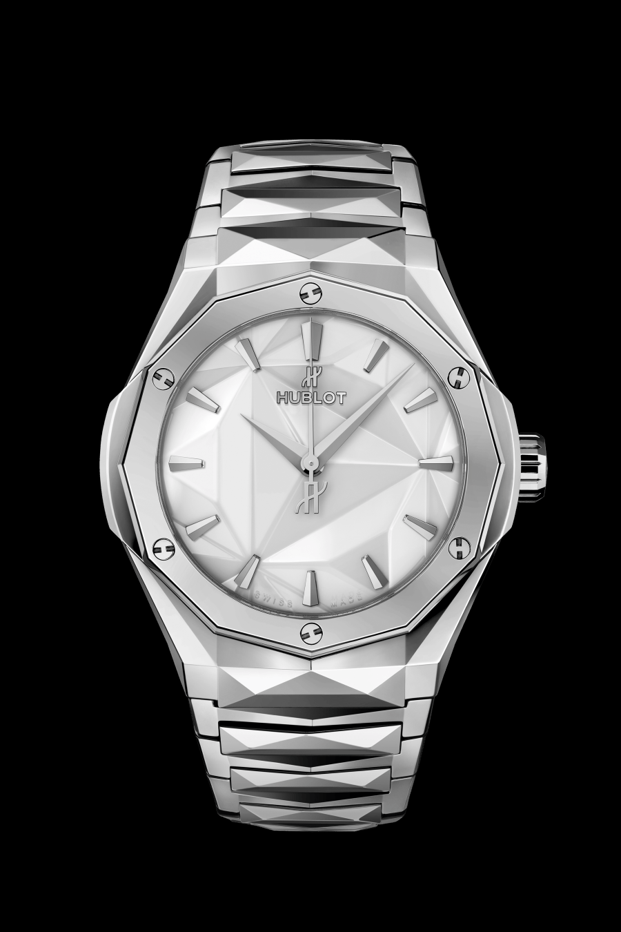 HUBLOT Classic Fusion Orlinski Bracelet Titanium White 40mm 550.NS.2200.NS.ORL22