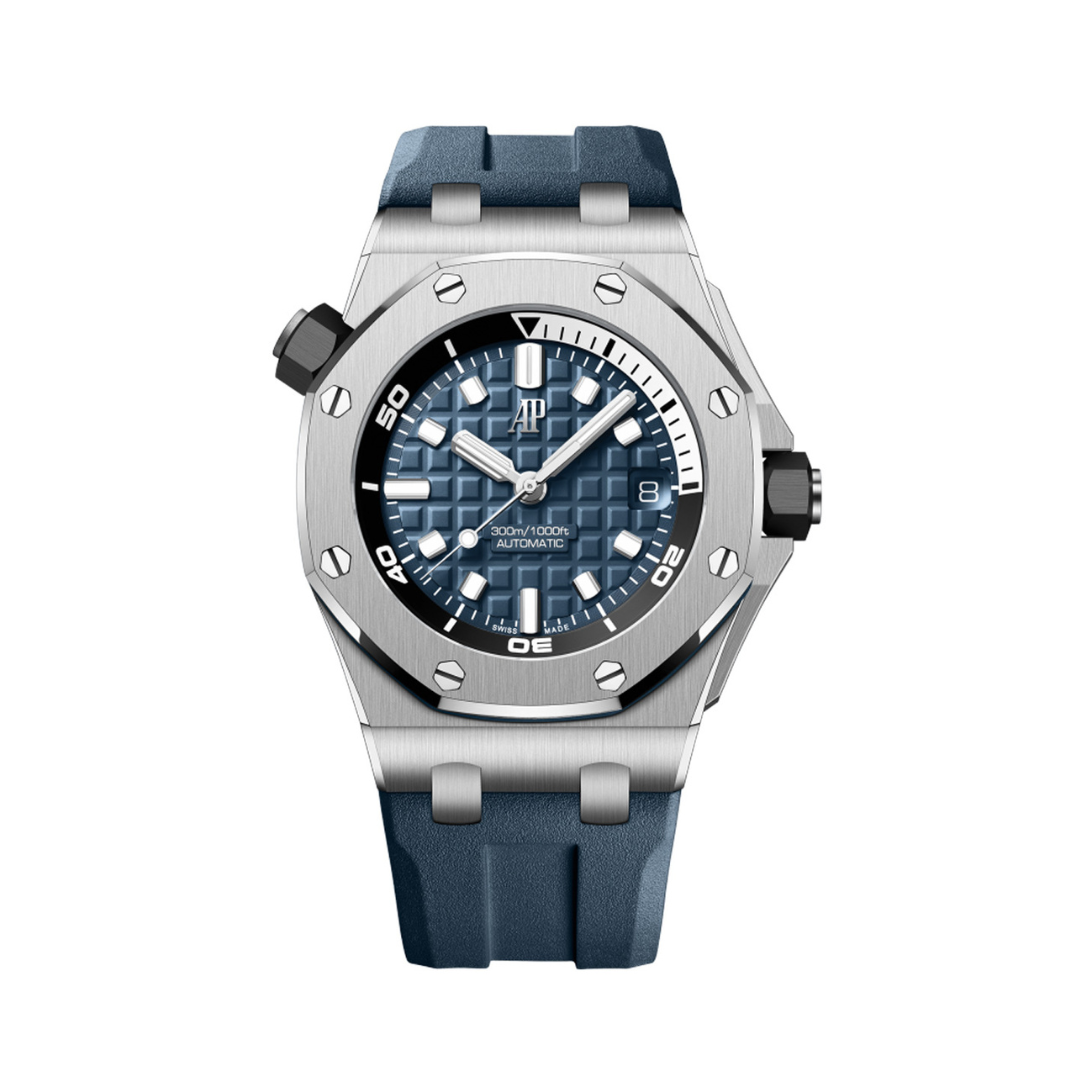 Audemars Piguet Royal Oak Offshore Diver Stainless Steel Blue Dial 15720ST.OO.A027CA.01