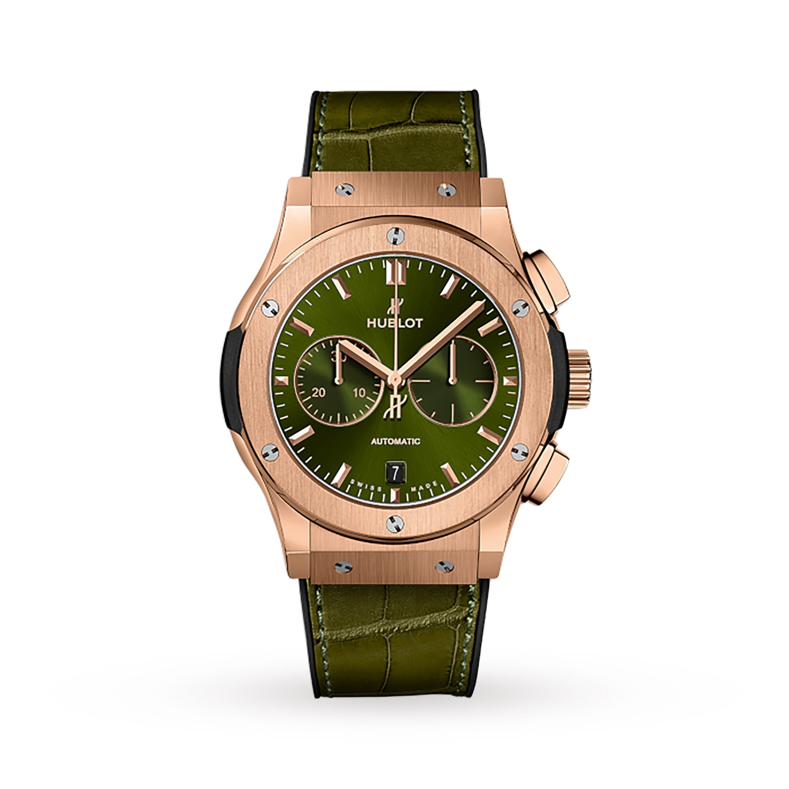 HUBLOT Classic Fusion Chronograph King Gold Green Automatic 42mm 541.OX.8980.LR