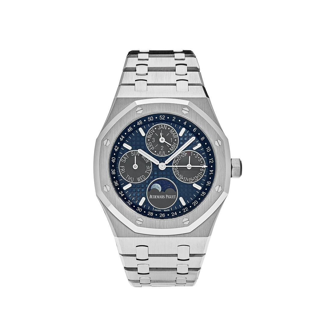 Audemars Piguet Royal Oak Perpetual Calendar 41mm Titanium Blue Dial 26574TI.OO.1220TI.01