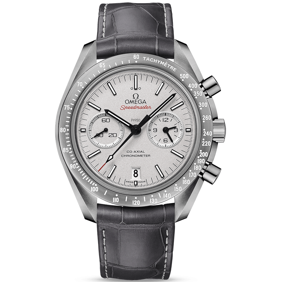 Omega Speedmaster Dark Side Of The Moon Co-Axial Chronometer Chronograph 44.25mm 311.93.44.51.99.002 Skeletonized Case Back Grey Side Of The Moon Foldover Clasp