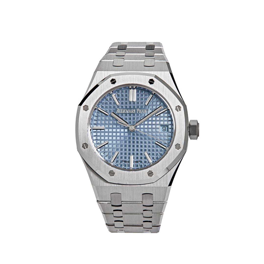 Audemars Piguet Royal Oak Selfwinding 50th Anniversary Steel Ice Blue Dial 15550ST.OO.1356ST.04