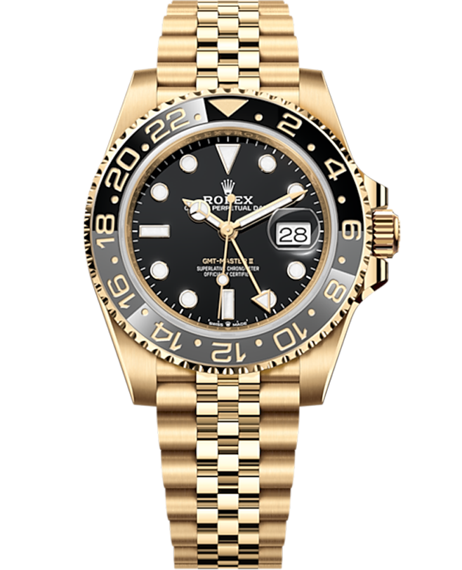 GMT-Masterll Oyster, 40 mm, yellow gold