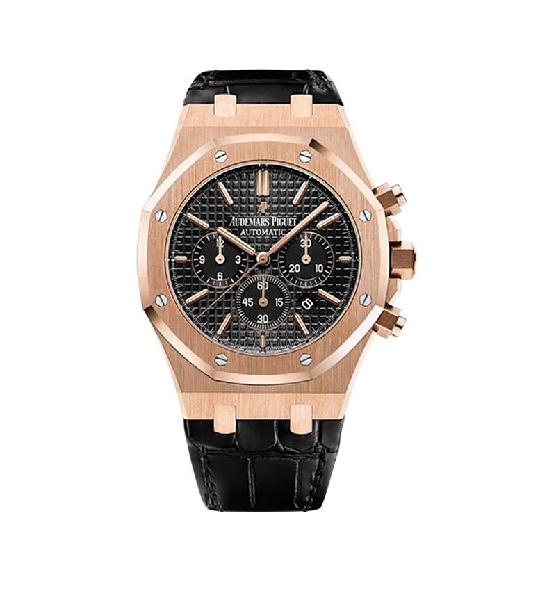 Audemars Piguet Royal Oak Chronograph Rose Gold Black Dial 26320OR.OO.D002CR.01