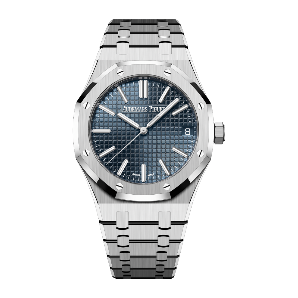 Audemars Piguet Royal Oak Selfwinding 50th Anniversary 41mm Steel Blue Dial 15510ST.OO.1320ST.01