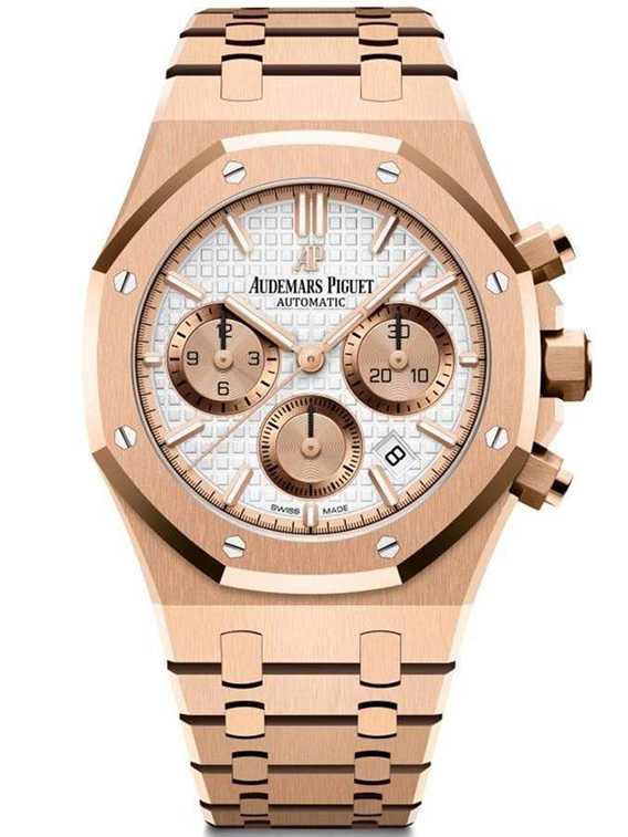 Audemars Piguet Royal Oak Chronograph 38mm 26315OR White Dial