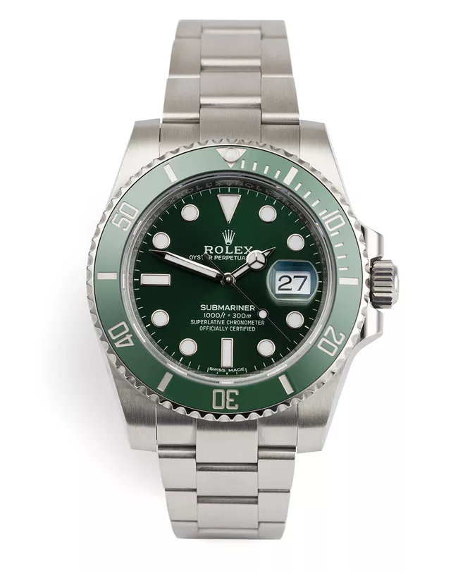 ROLEX 116610LV SUBMARINER DATE 40 HULK
