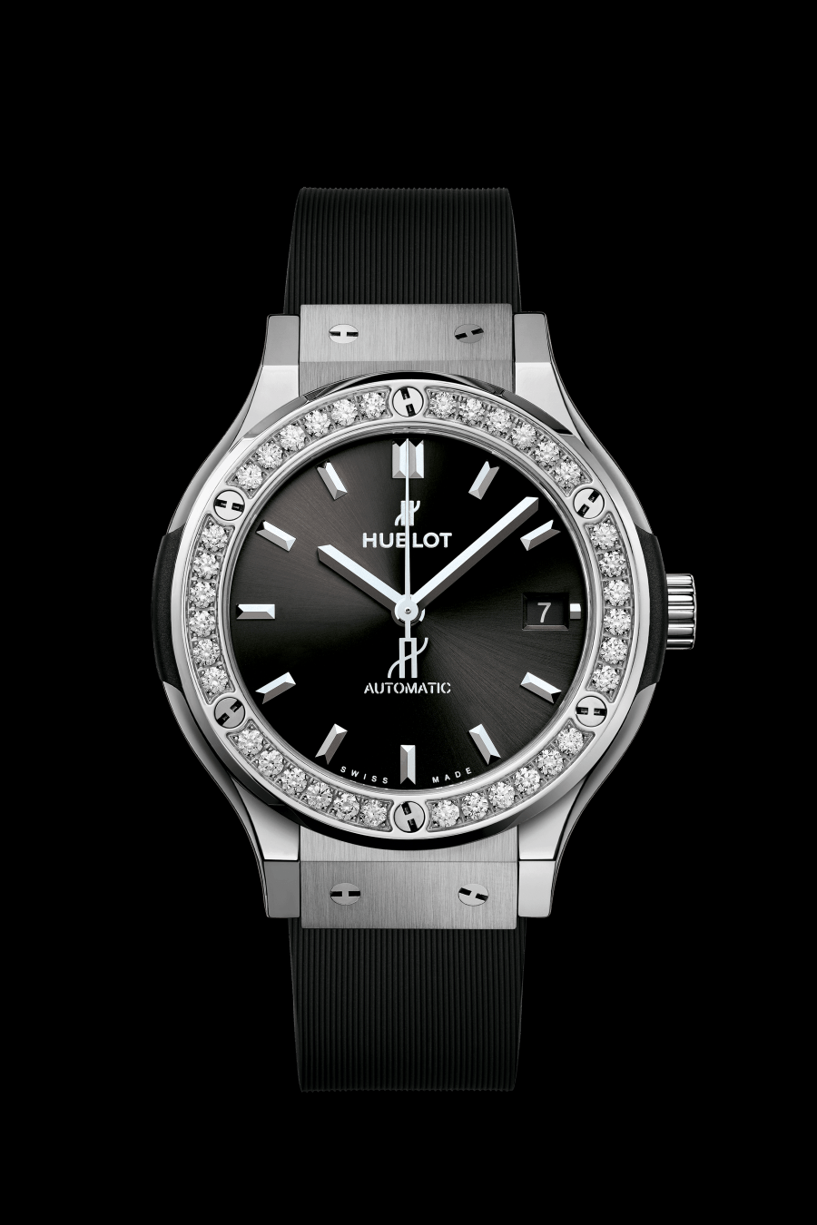 HUBLOT Classic Fusion Titanium Diamonds 38mm 565.NX.1470.RX.1204